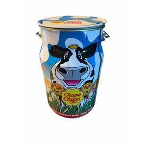 VINTAGE CHUPA CHUPS ICE CREAM LOLLIPOPS TIN CAN THIRD EDITION